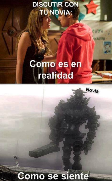 Discutir con tu novia